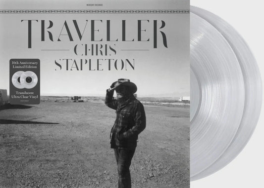 Chris Stapleton - Traveller - 10th Anniversary Clear Vinyl LP