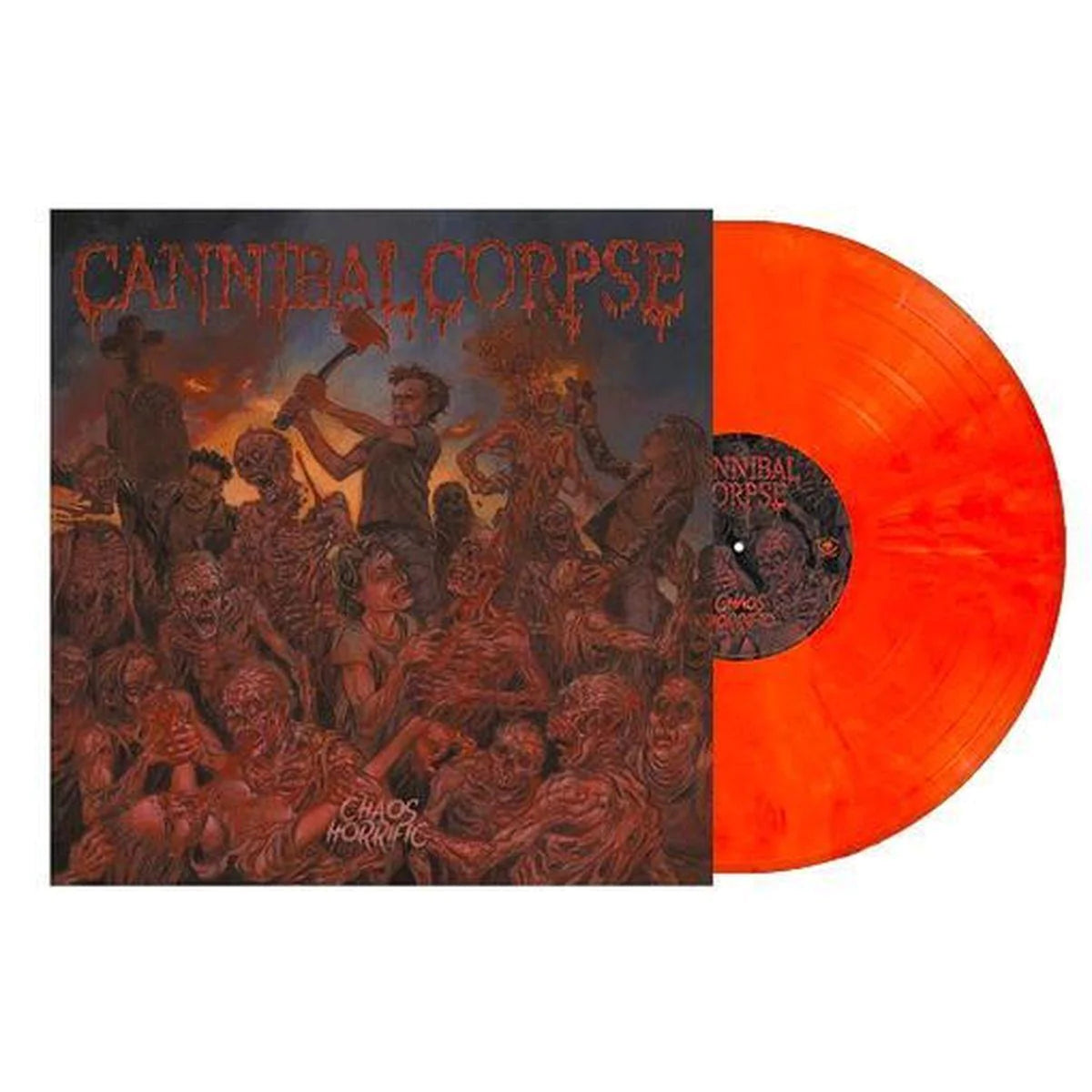 Cannibal Corpse - Chaos Horrific - Orange Marble Vinyl – Badlandsvinyl
