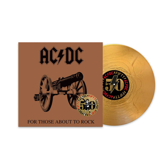 AC/DC - For those about to Rock - Limited Gold Vinyl LP