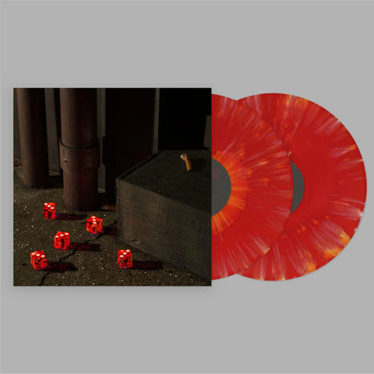 Bright Eyes - Five Dice, All Threes - Red and Orange Splatter Vinyl LP