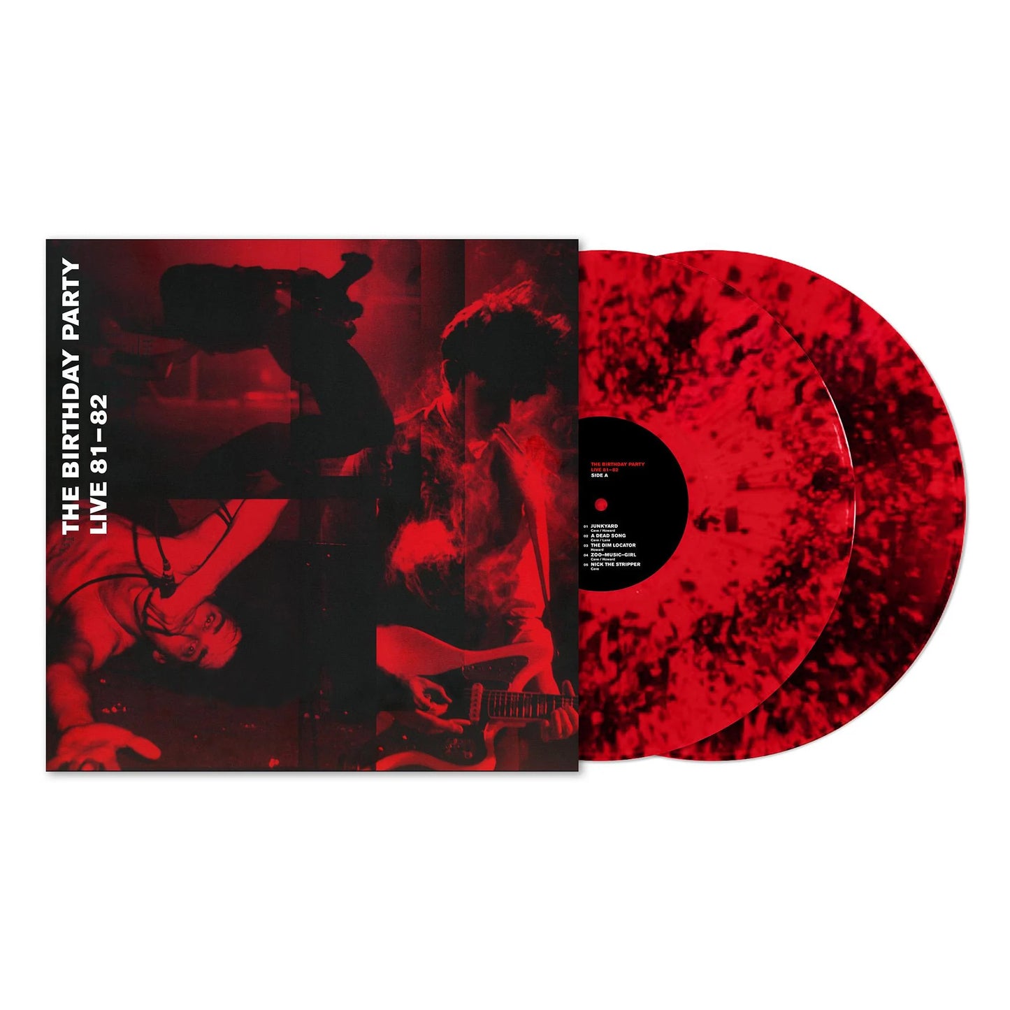 The Birthday Party - Live 81-82 - Red and Black Vinyl LP