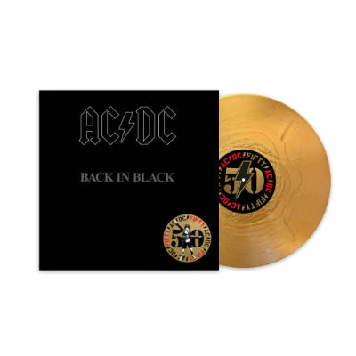 AC/DC - Back in Black - Limited Gold Vinyl 50 Yr Edition
