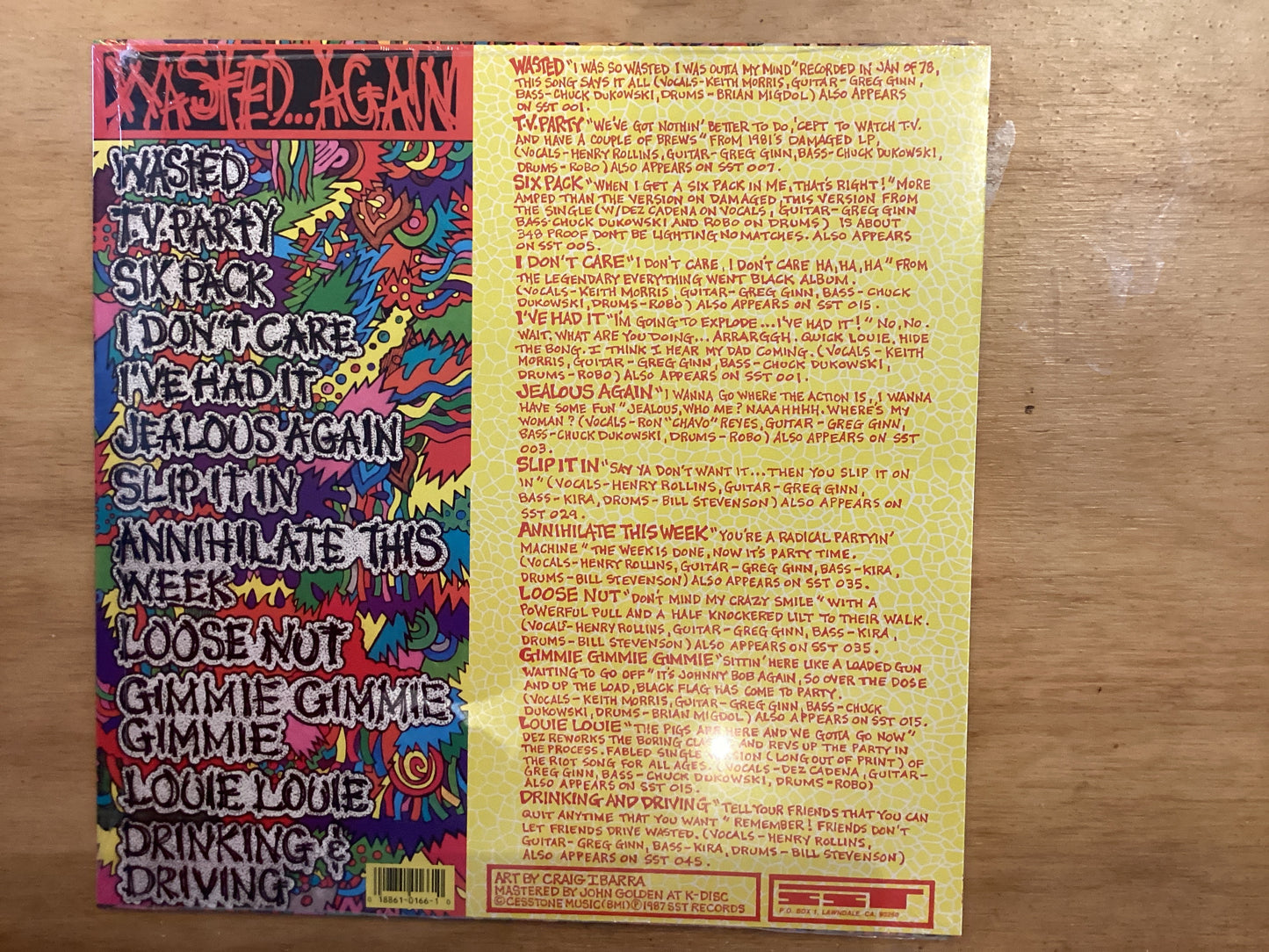 Black Flag - Wasted … Again - LP