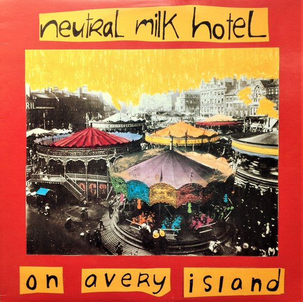 Neutral Milk Hotel - On Avery Island - 12", 45 RPM, Album, Reissue, Yellow; Vinyl, 12", 33 ⅓ RPM, 45 RPM, Album, Reissue, Red - Image 1