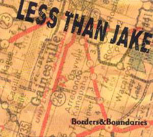 Less Than Jake - Borders & Boundaries - LP, Album, Reissue, Yellow Translucent; Vinyl, LP, Single Sided, Yellow Translucent; All Media, Limited Edition, Stereo, 25th Anniversary Edition, Gatefold - Image 1
