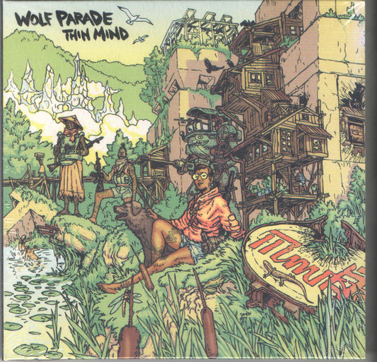 Wolf Parade - Thin Mind - LP, Album, Limited Edition, Neon Yellow, Transparent - Image 1