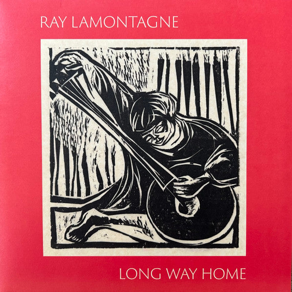 Ray Lamontagne - Long Way Home - LP, Album, Red Marbled [Eruption] - Image 1