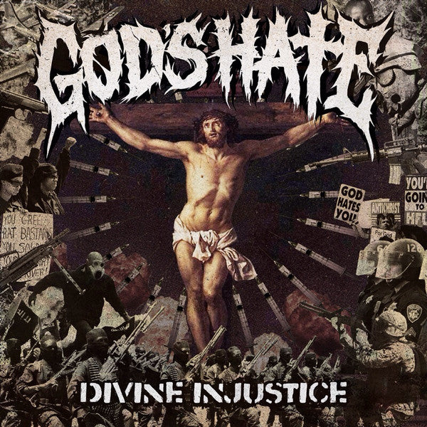 God's Hate - Divine Injustice - 12", 33 ⅓ RPM, Compilation, Gold Nugget - Image 1