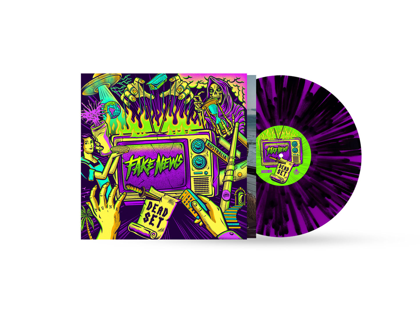 Fake News - Dead Set - Purple Splatter Vinyl LP
