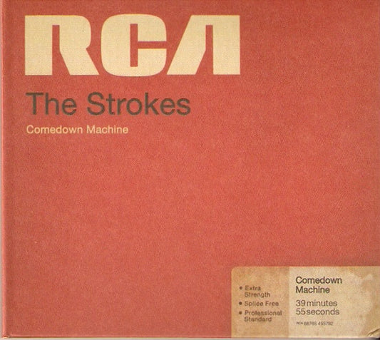 The Strokes - Comedown Machine - LP, Album, Limited Edition, Reissue, Yellow Opaque w/ Red Marble - Image 1
