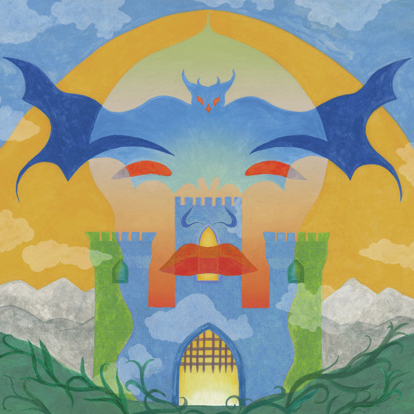 Earth Tongue - Dungeon Vision - LP, Album, Deluxe Edition, Limited Edition, Stereo, Clear WIth Blue Splatter [Symmetry Dripper] - Image 1