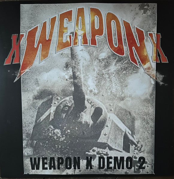 XweaponX - Weapon X Demo 2 - 12", EP, Clear Orange w/ White & Dark Blue Splatter - Image 1