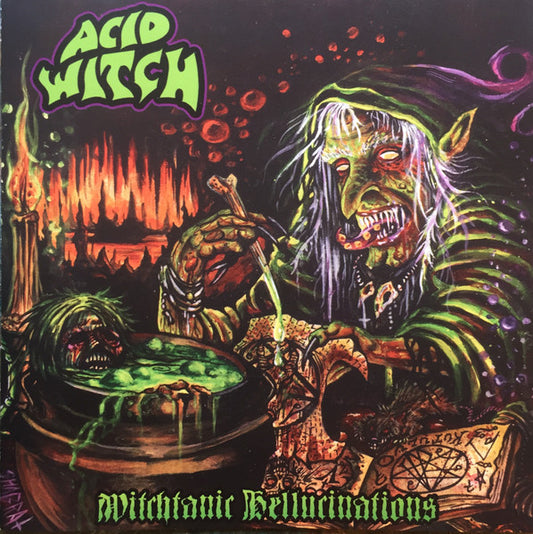 Acid Witch - Witchtanic Hellucinations - LP, Album, Limited Edition, Reissue, Swamp Green - Image 1