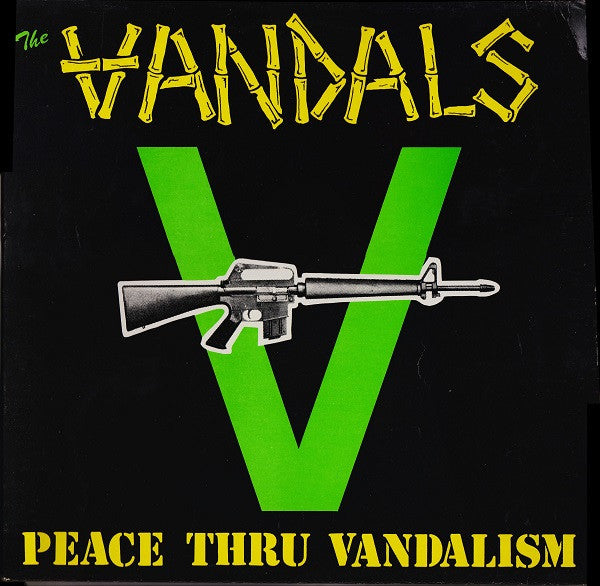 The Vandals - Peace Thru Vandalism - 12", EP, Yellow Splatter - Image 1