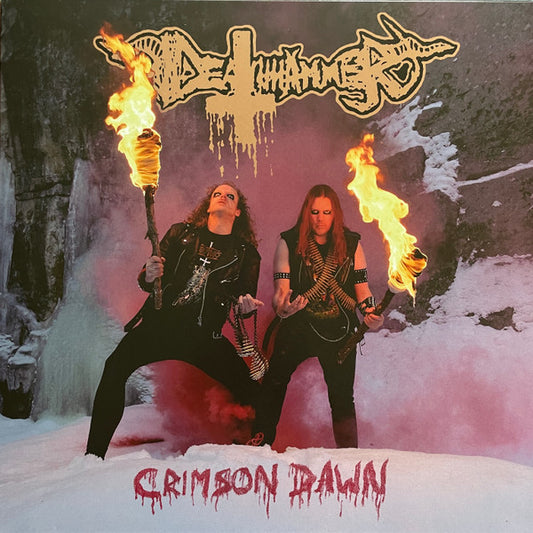 Deathhammer - Crimson Dawn - LP, Album, Stereo, Oxblood Marbled - Image 1
