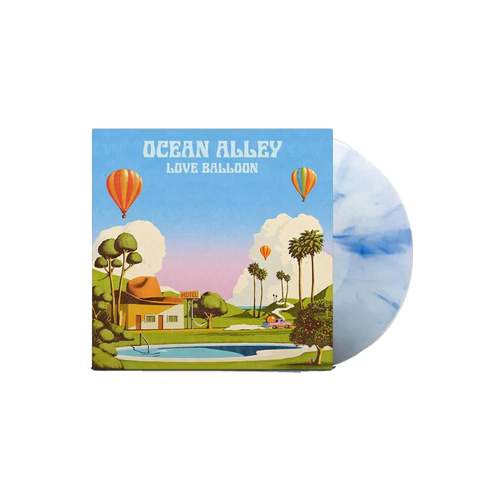 Ocean Alley - Love Balloon - Blue/Clear Smoke Vinyl