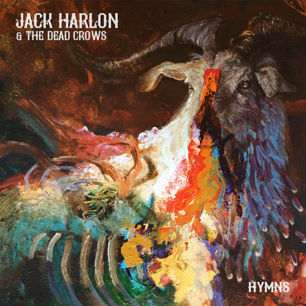 Jack Harlon & The Dead Crows - Hymns - LP, Album, Limited Edition, Reissue, Orange And Black Galaxy - Image 1