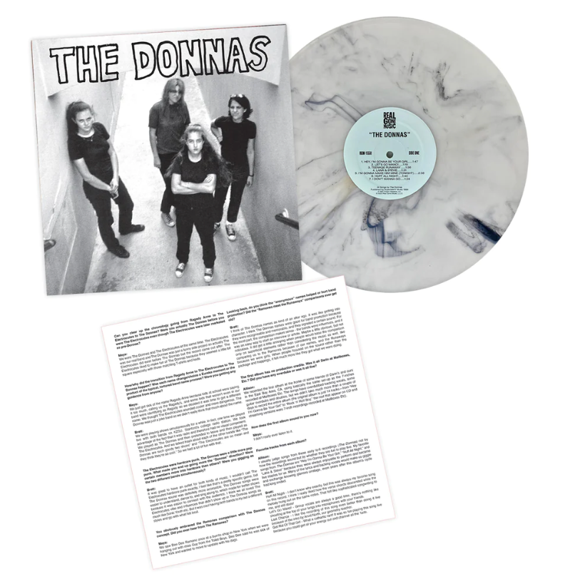 The Donnas - The Donnas - Natural with Black Swirl vinyl LP