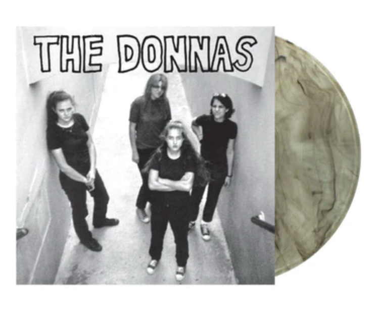 The Donnas - The Donnas - Natural with Black Swirl vinyl LP