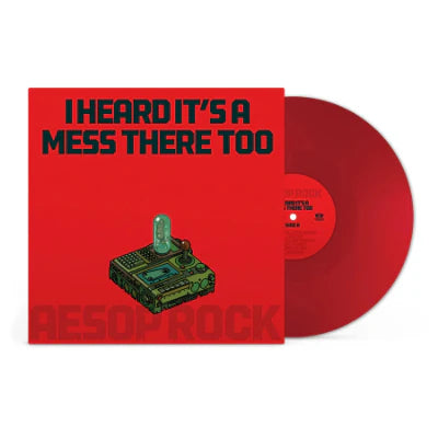 Aesop Rock - I Heard it's a Mess There Too - Apple Red Vinyl LP