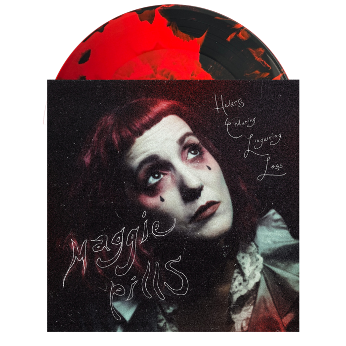 The Maggie Pills - Heart Enduring Lingering Loss - LE Red + Black Splash LP