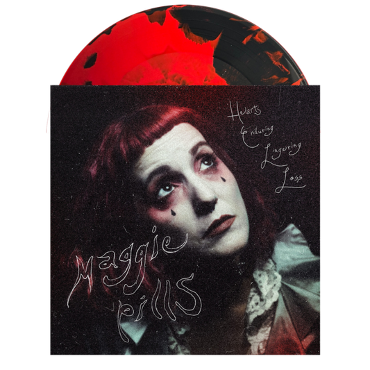The Maggie Pills - Heart Enduring Lingering Loss - LE Red + Black Splash LP