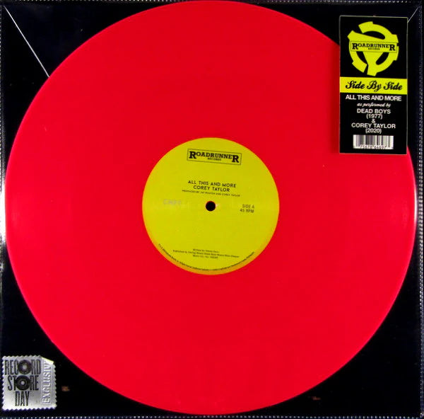 Corey Taylor - All this and more - Red Vinyl Single