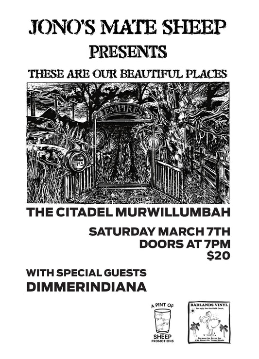 Jono's Mate Sheep - These are our Beautiful Places - Vinyl LP