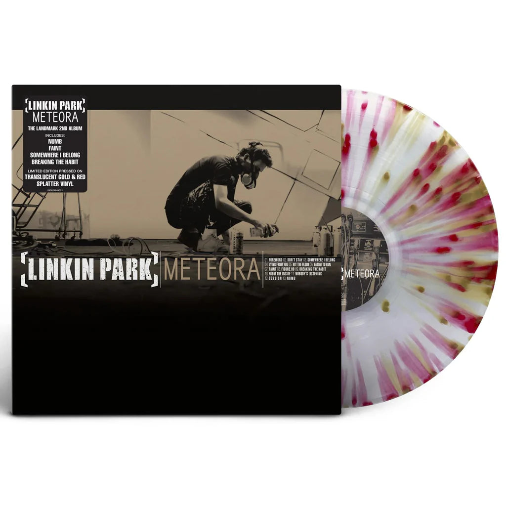 Linkin Park - Meteora - Limited Gold and Red Splatter Vinyl LP