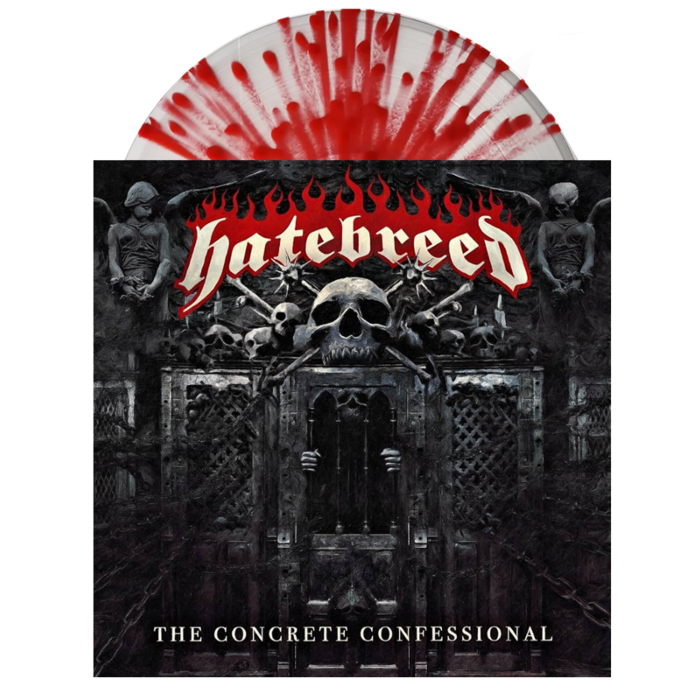 Hatebreed - The Concrete Confessional - Clear with Red Splatter Vinyl LP