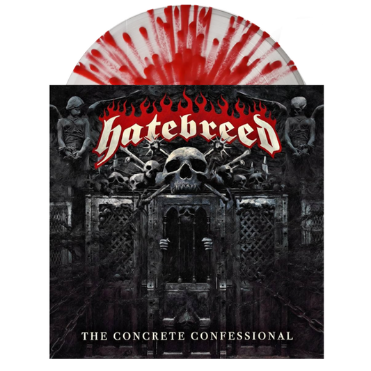 Hatebreed - The Concrete Confessional - Clear with Red Splatter Vinyl LP