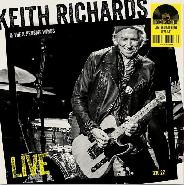 Keith Richards and the X-pensive Winos - Live 3-10-22 - Vinyl LP