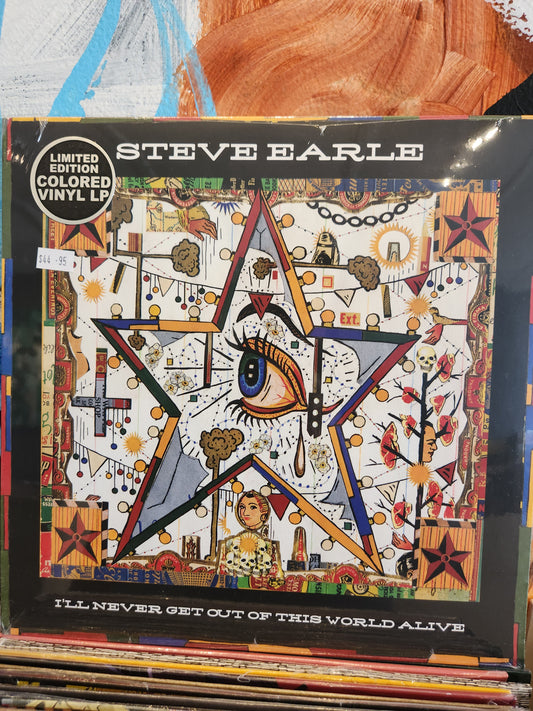 Steve Earle - I'll Never Get Out Of This World Alive (Orange Vinyl)