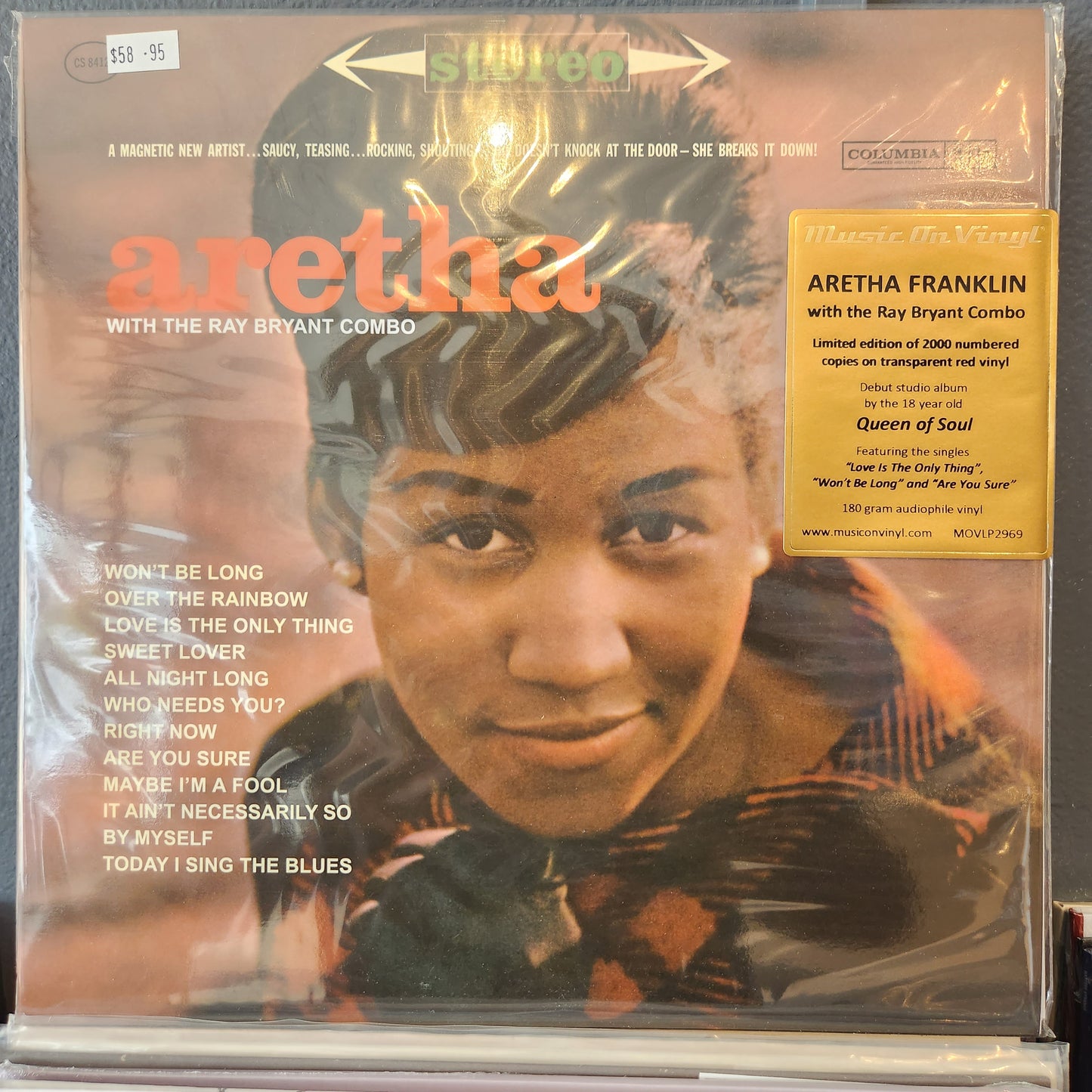 Aretha Franklin - Aretha with the Ray Bryant Combo - Coloured Vinyl LP