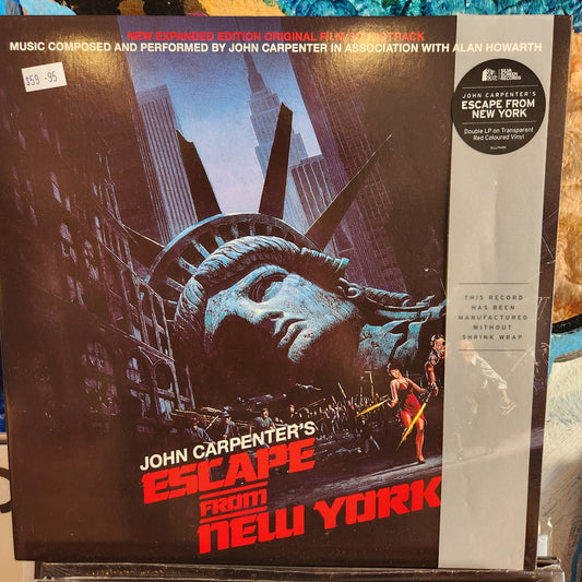 Escape From New York Soundtrack (2LP Transparent Red Vinyl)