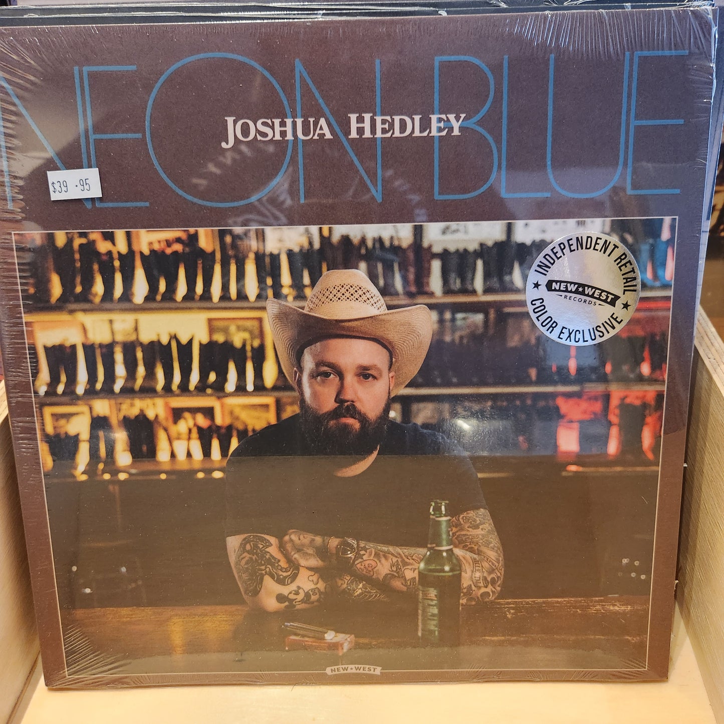 Joshua Hedley - Neon Blue (COKE BOTTLE CLEAR VINYL INDIE EXCLUSIVE)