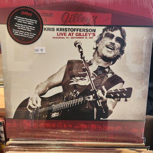 Kris Kristofferson - Live At Gilley’s - Pasadena, TX: September 15, 1981