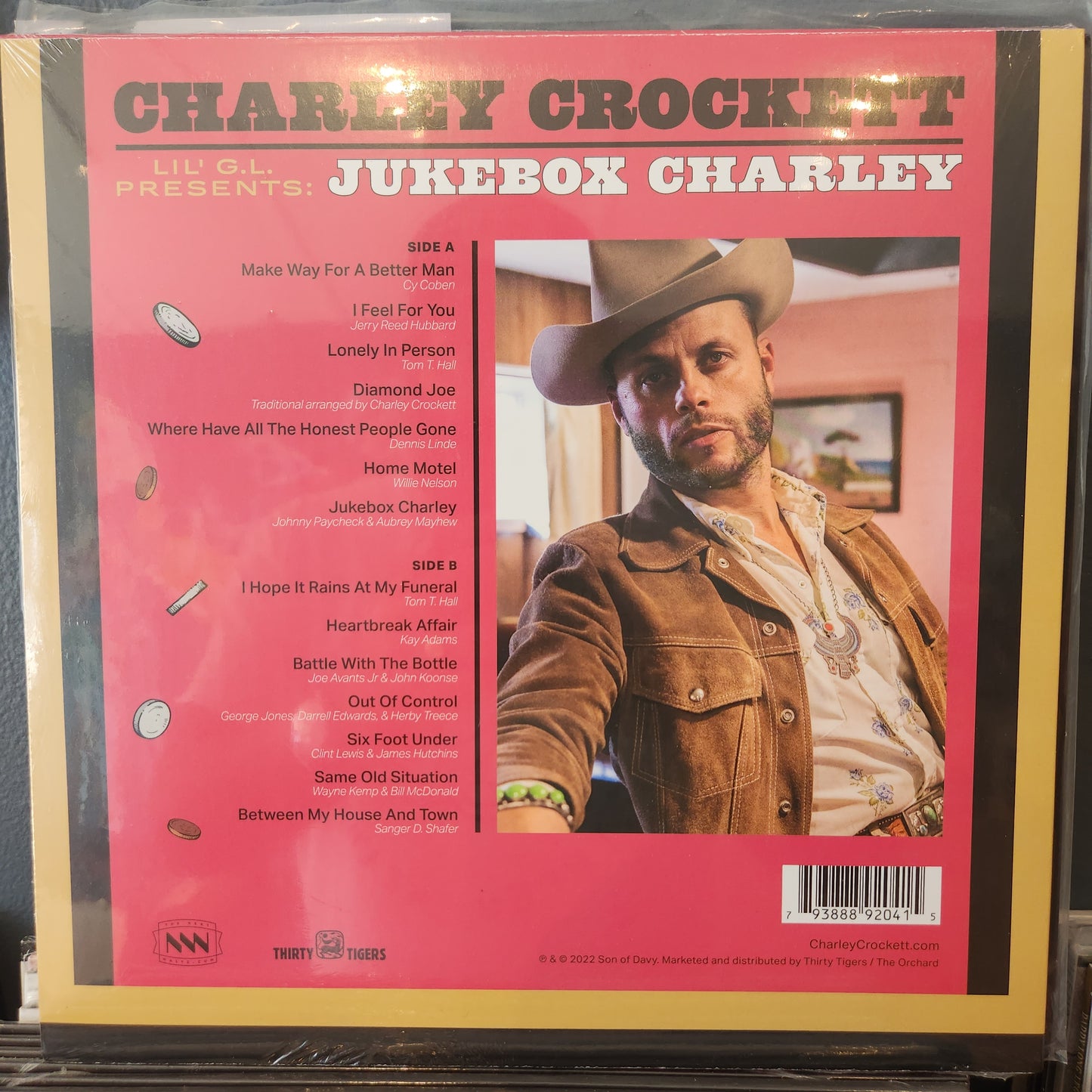 Charley Crockett - Lil GL Presents : Jukebox Charlie - Vinyl LP
