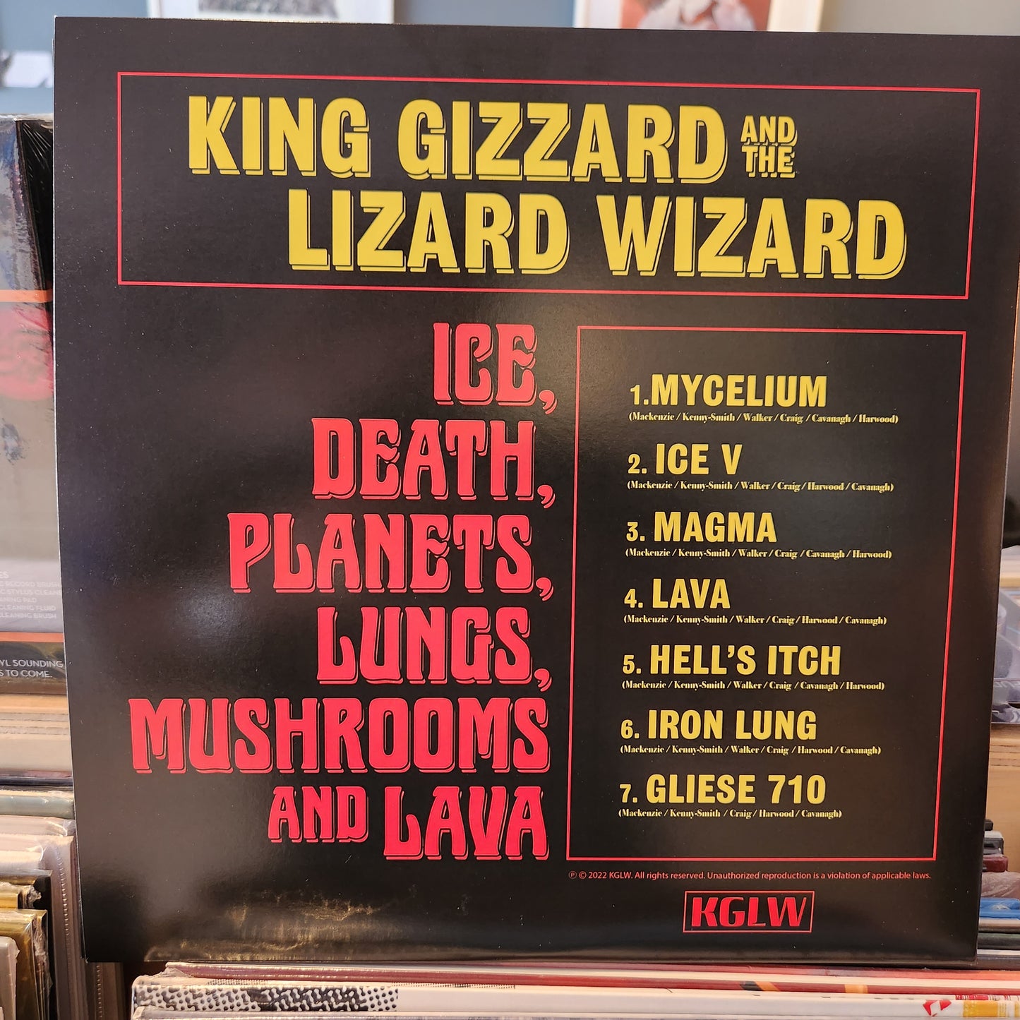 King Gizzard and the Lizard Wizard - Ice, Death, Planets, Lungs, Mushrooms and Lava - Vinyl LP