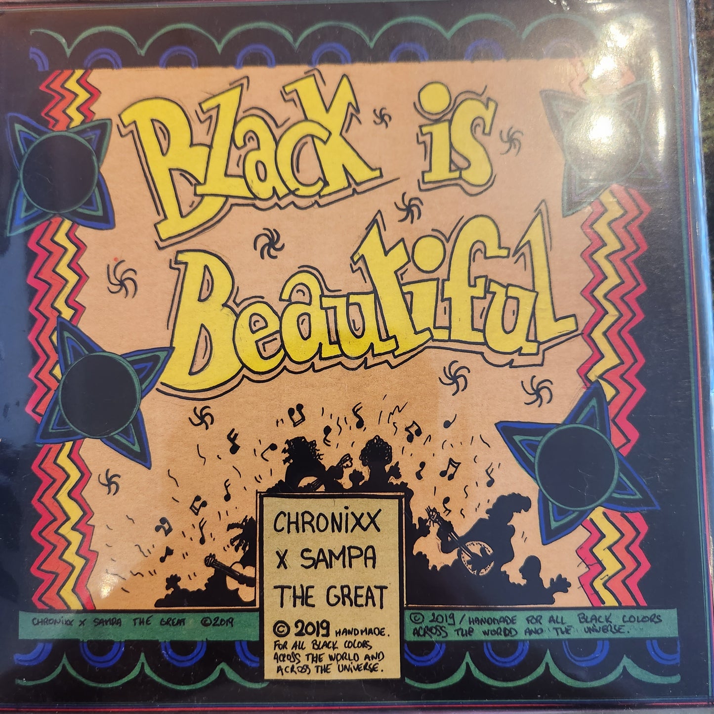Chronixx ft Sampa the Great - Black is Beautiful /Trouble - 7" Vinyl
