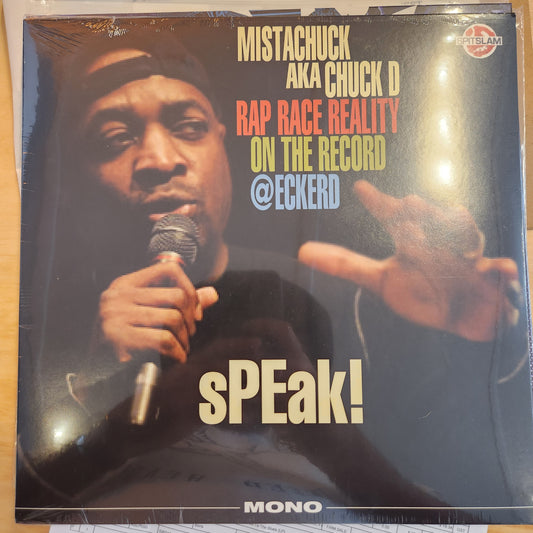 Chuck D - Speak! Rap, Race Reality on Record - Vinyl LP