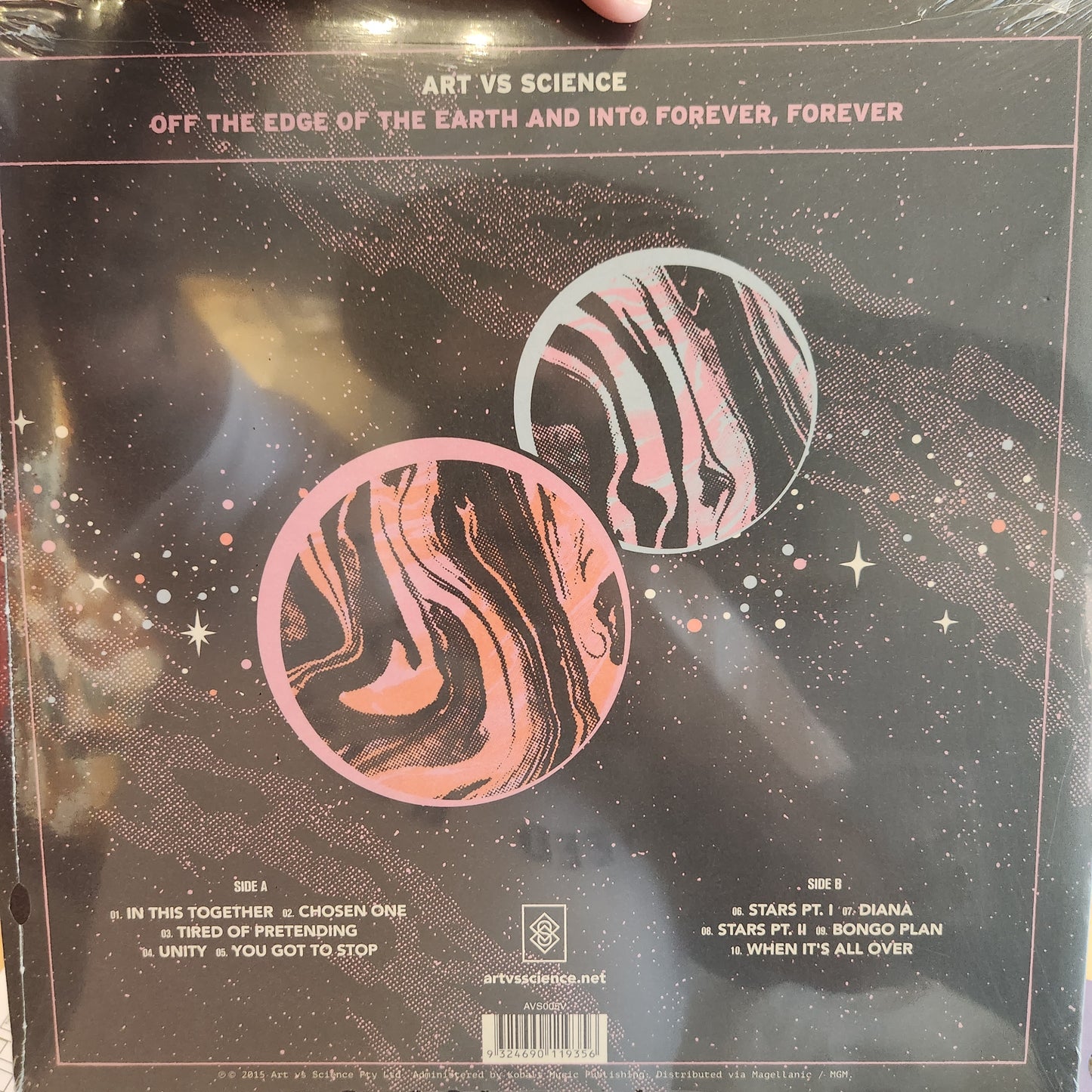 Art Vs Science - Off the edge of earth and into forever - Vinyl LP