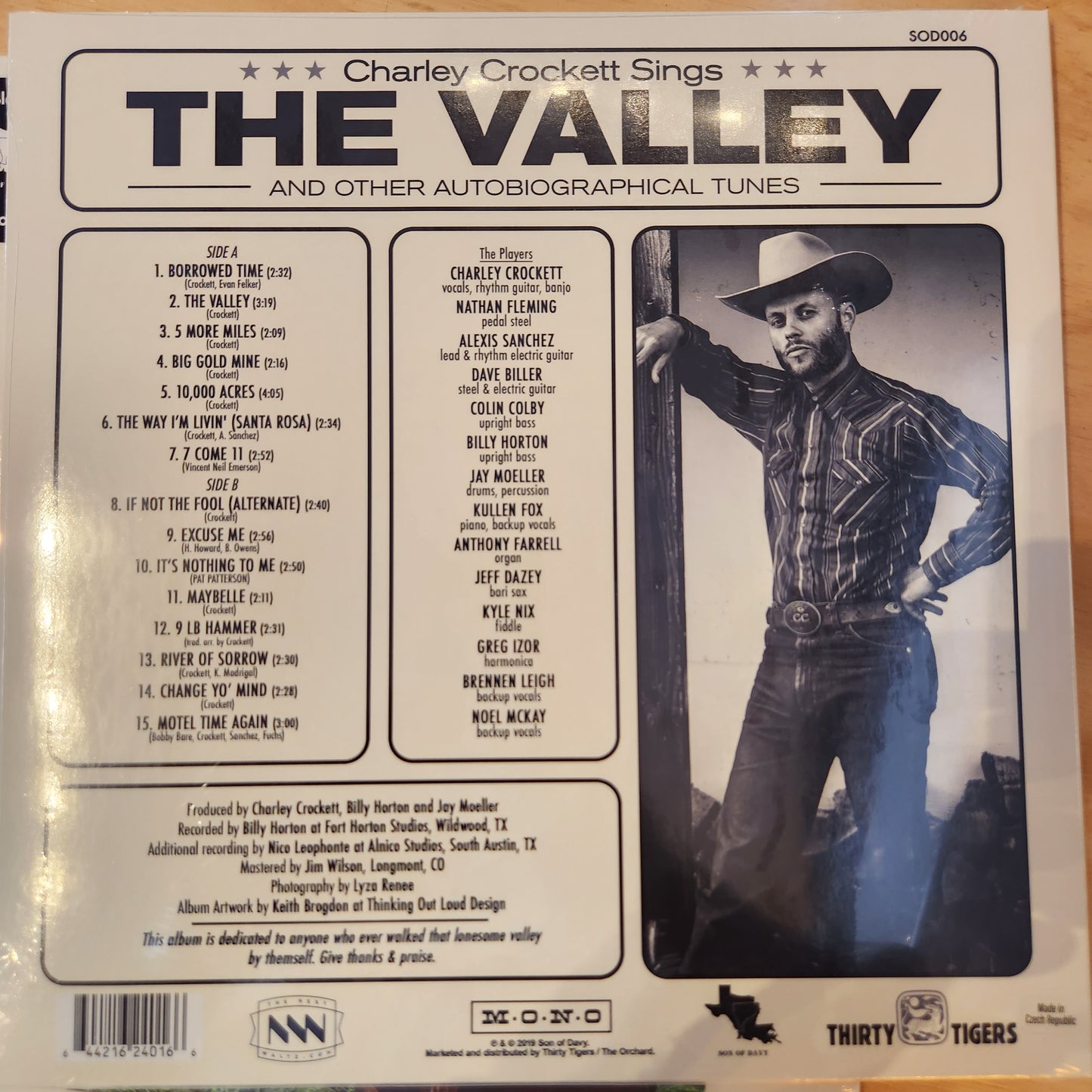 Charley Crockett - The Valley - Vinyl Lp