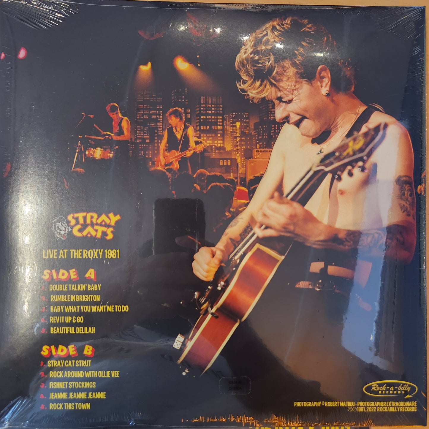 Stray Cats - Live at the Roxy - Vinyl LP