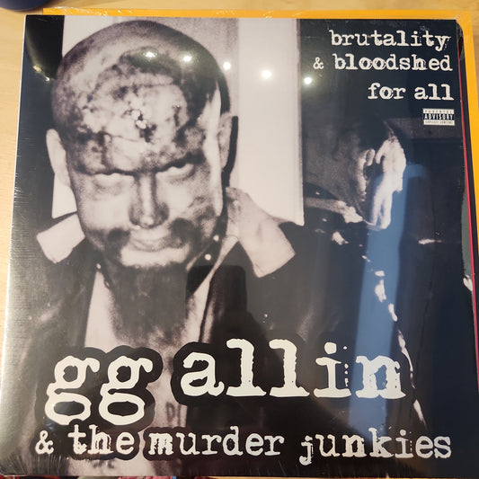 GG Allin & the Murder Junkies - Brutality and Bloodshed - Vinyl Lp