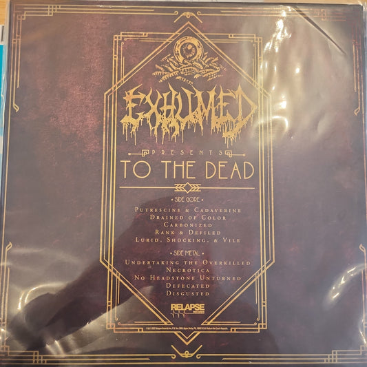 Exhumed - To the Dead - Oxblood Vinyl LP