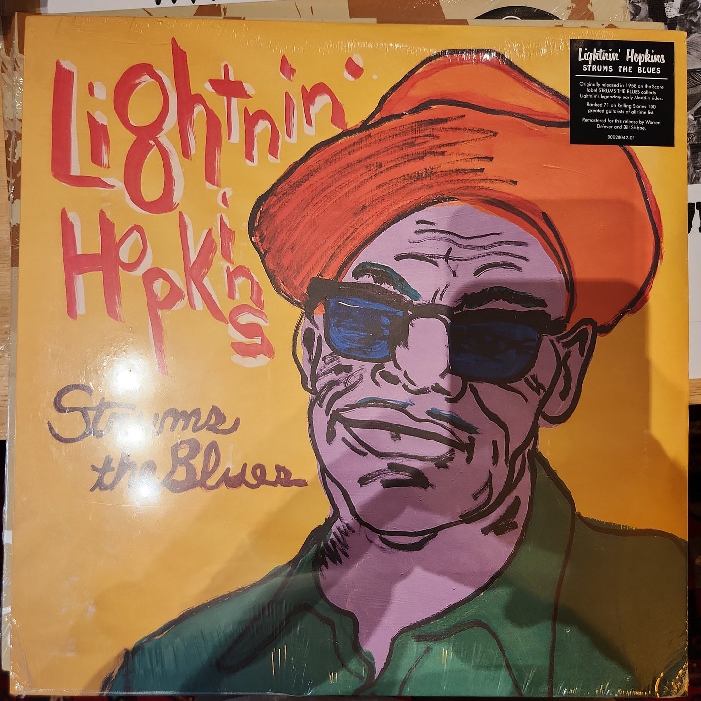 Lightning Hopkins - Strums the Blues - Vinyl LP