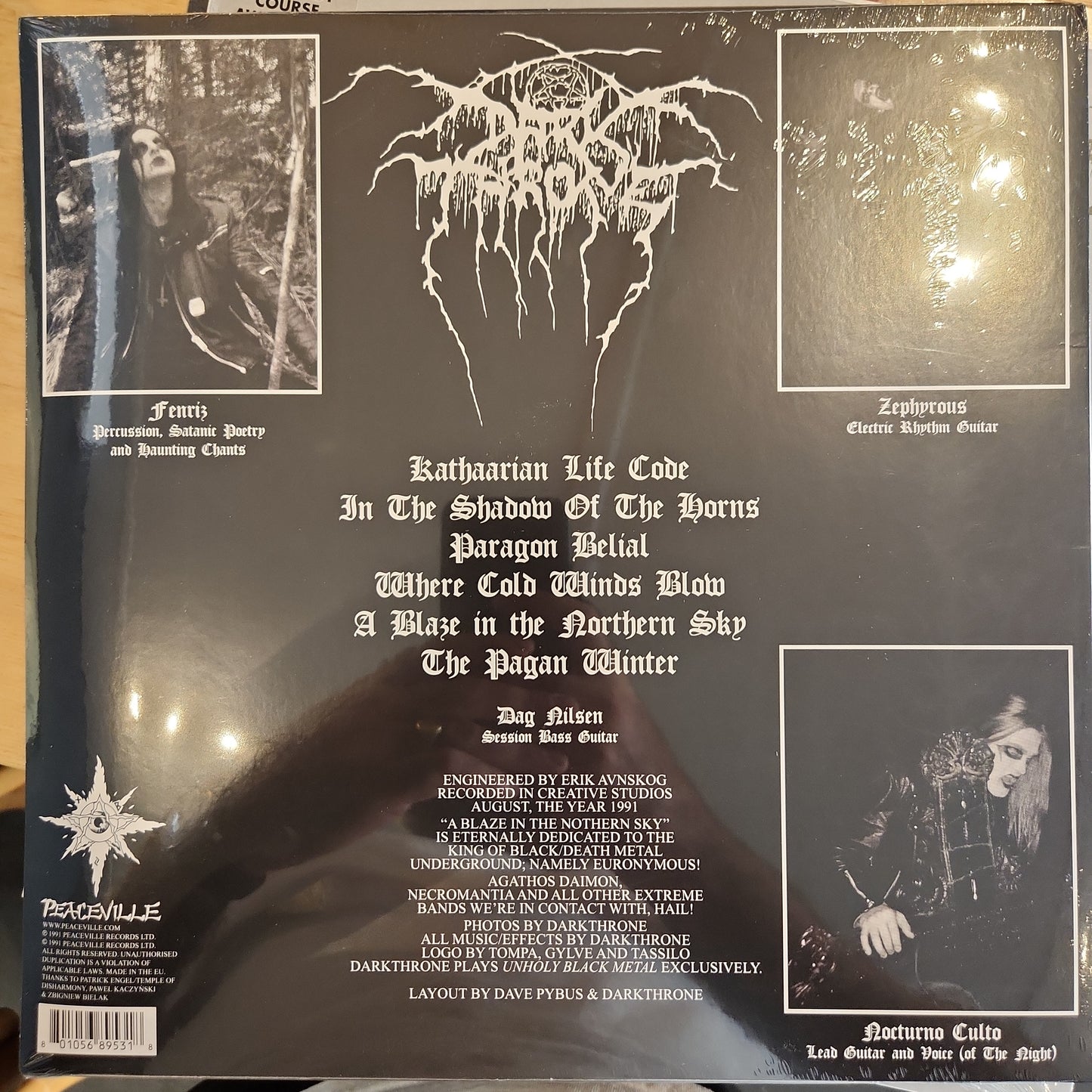 Darkthrone - A Blaze in the Northern Sky - Limited White Vinyl LP