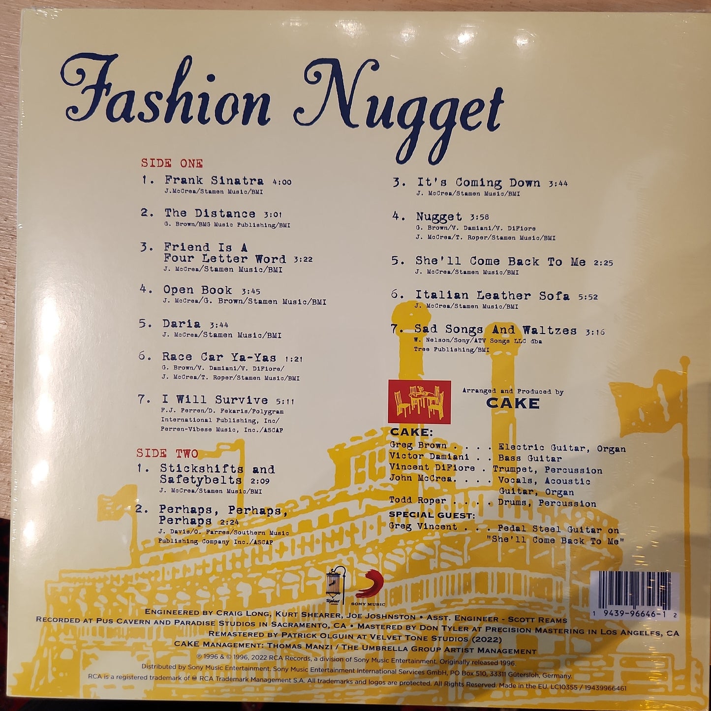 Cake - Fashion Nugget - Vinyl LP