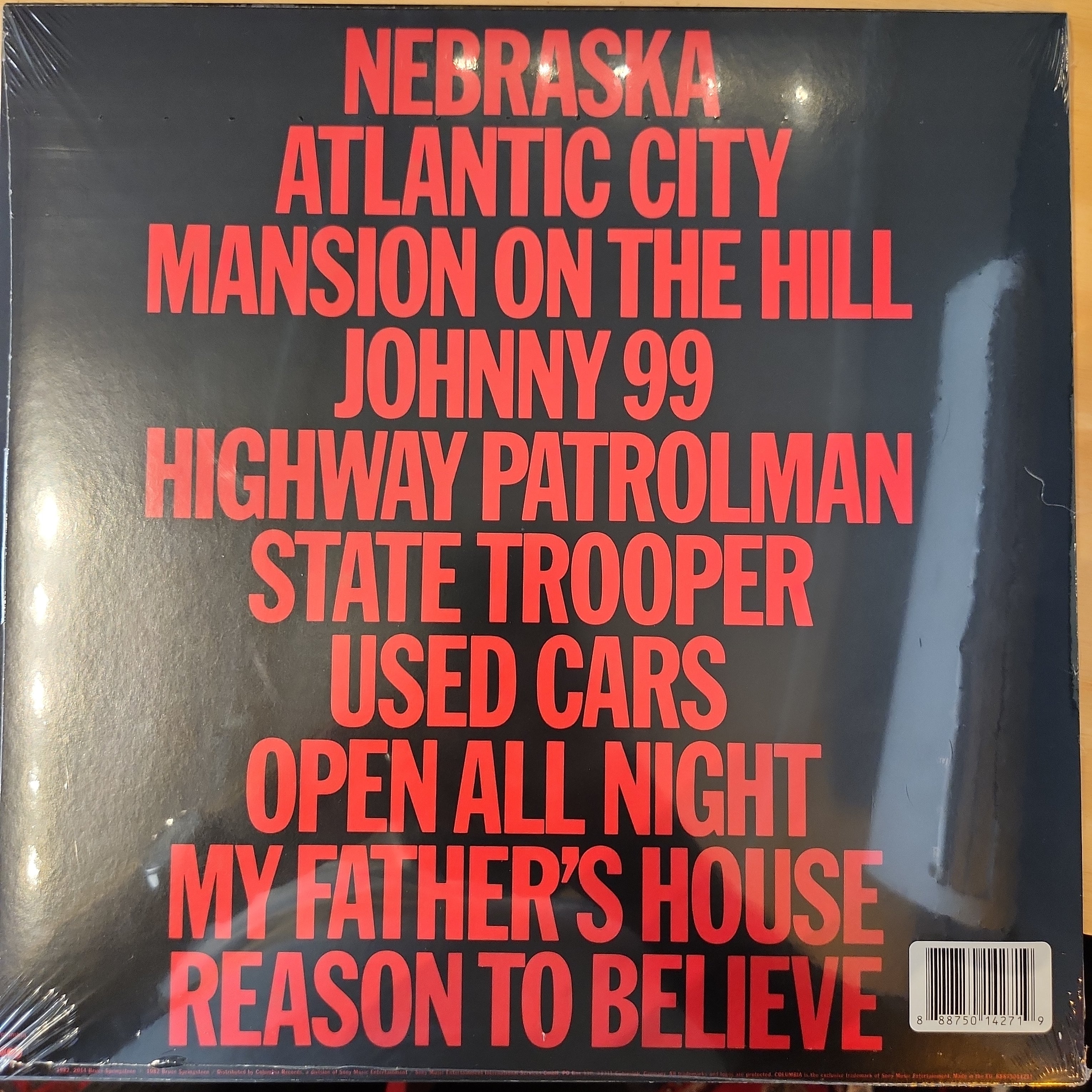 Bruce Springsteen Nebraska Vinyl LP – Badlandsvinyl